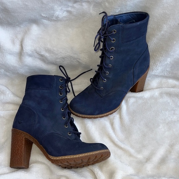 navy blue timberland boots womens
